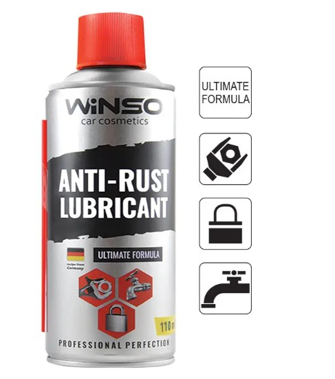 Мастило Рідкий ключ Winso Anti-Rust Lubricant 110 мл аерозоль (820330)